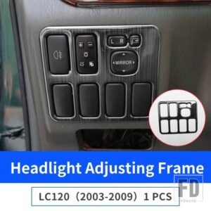 トヨタ 2003-2009 ランドクルーザープラド 120 LC120 FJ120 インテリアアップグレードハンドルギアボックスエアコンアウトレット 2008 - Control Panel