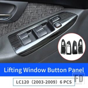 トヨタ 2003-2009 ランドクルーザープラド 120 LC120 FJ120 インテリアアップグレードハンドルギアボックスエアコンアウトレット 2008 - Button Position