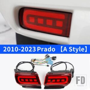 トヨタ ランドクルーザープラド 150 2010-2023 2021 バンパーライトアップグレード外装アクセサリー LC150 ブレーキリアフォグランプウインカー - 2010-2023 Style A