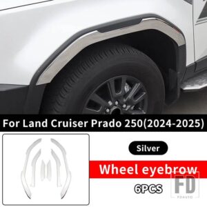 トヨタ ランドクルーザー 250 2024 2025 プラド LC250 1958 初版 J250 外装装飾ホイールアイブロウアップグレードアクセサリー - Electroplating