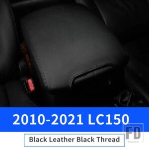 トヨタ 2008-2021 ランドクルーザー 200 プラド 150 アームレスト収納ボックス冷蔵庫革カバー冷蔵庫インテリア - LC150 Black