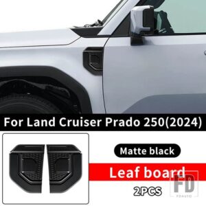 トヨタ ランドクルーザー 250 2024 1958 プラド LC250 初版 J250 リーフボード装飾パネル外装アップグレードアクセサリー - Matte Black