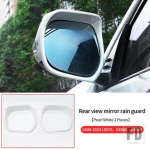 レクサス バックミラーレインカバー LX 570 LX570 GX460 GX 460 2023 -2010 チューニング装飾外装アクセサリー - Pearl White 08-23