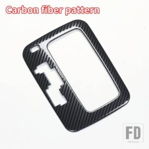 レクサス 2003-2009 GX470 室内装飾アクセサリー GX 470 38200 ステンレスギアボックスカバーパネル - Fiber pattern