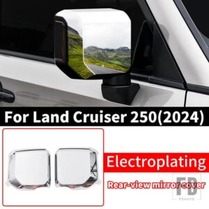 トヨタ 2024 ランドクルーザー 250 1958 バックミラーカバープラド LC250 FJ250 外装アップグレードアクセサリーチューニング - Electroplating