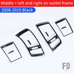 トヨタ 2008-2021 ランドクルーザー 200 J20 J2 空調エアアウトレット装飾スパンコール室内装飾用 - black sets 2008-2015