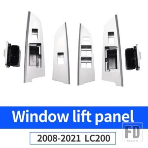 トヨタ ランドクルーザー 200 LC200 2008-2021 ドア内側ハンドルカバー窓リフトボタン内装アクセサリー - Window Lift Panel