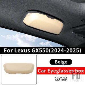 レクサス 2024 2025 GX550 550H アップグレード専用眼鏡ボックスアクセサリー GX 550 インテリアチューニング - BEIGE