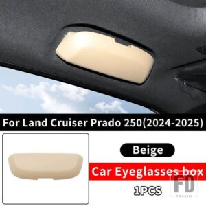 トヨタ ランドクルーザー 250 プラド LC250 2024 2025 1958 初版アップグレード専用眼鏡ボックスアクセサリー - BEIGE