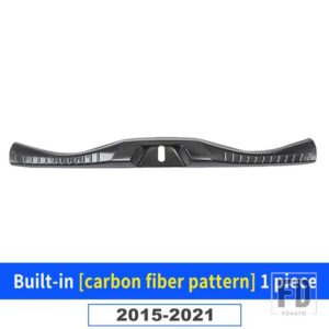 トヨタ ステンレスリアドアドアシルガードプレート アルファードヴェルファイア 30 シリーズ 2021-2015 アクセサリー MODIFICATIO - ABS Carbon fiber