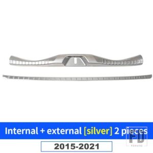 トヨタ ステンレスリアドアドアシルガードプレート アルファードヴェルファイア 30 シリーズ 2021-2015 アクセサリー MODIFICATIO - Silver Suit