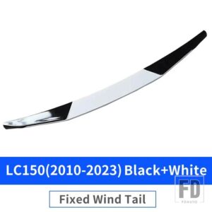 トヨタ リアドアテール車スポイラー 2010-2023 ランドクルーザープラド 150 LC150 モールドスタイリング外装装飾アクセサリー - Black white 10-21