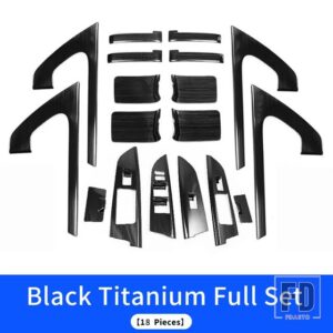 トヨタ ランドクルーザー 200 LC200 2008-2021 インテリアアップグレード装飾アクセサリーステンレスドアハンドル 2018-20 - 16 pieces 2008-2015