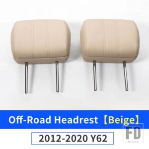 日産 パトロール Y62 オフロードヘッドレストメモリ機能首インテリアと交換アクセサリー - Beige