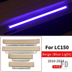 トヨタ 2010-2023 ランドクルーザープラド 150 しきい値アクセサリーペダル LED ライト LC150 アップグレードインテリア FJ150