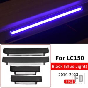トヨタ 2010-2023 ランドクルーザープラド 150 しきい値アクセサリーペダル LED ライト LC150 アップグレードインテリア FJ150
