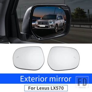 レクサス LX570 GX460 2008-2020-23 電子防眩バックミラー LX 570 GX 460 インテリアアクセサリーアップグレード - LX570 Outside