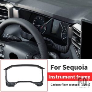 トヨタ 2022-2024 タンドラセコイアインパネ装飾フレームカーボンパターンインナーアクセサリー - Sequoia Carbon fiber