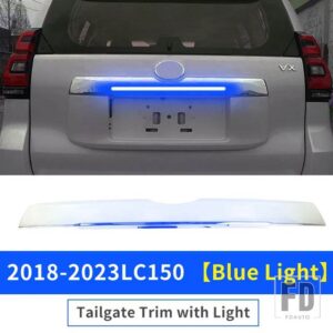 トヨタ ランドクルーザープラド 150 LC150 2014-2023 外装アップグレード装飾アクセサリーリアドア LED ライトブレーキハザードランプ - 2018-2023 Blue Light