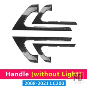 トヨタ LED ハンドル ランドクルーザー 200 インテリアカーキットアクセサリー FJ200/LC200 装飾アンビエンスライト - Carbon Fiber Logo