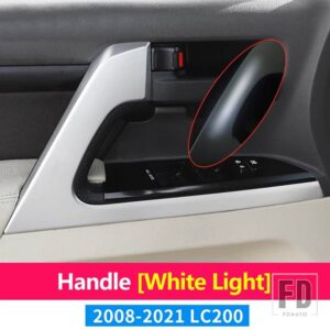 トヨタ LED ハンドル ランドクルーザー 200 インテリアカーキットアクセサリー FJ200/LC200 装飾アンビエンスライト - Silver-White Light