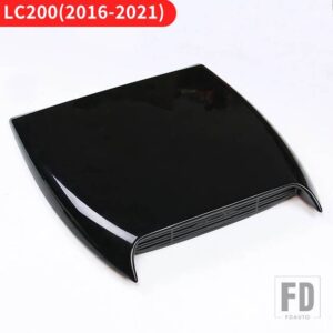 トヨタ 2016-2024 ランドクルーザー 200 プラド 150 アクセサリーエンジンハウジング装飾エアアウトレットリーフプレート - black LC200