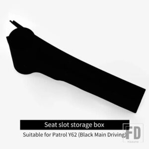 日産 パトロール Y62 2010-2021 2015 2016-19 水カップ収納ボックスシートギャップブラケット室内装飾アクセサリー - left black