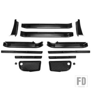 トヨタ ランドクルーザー 200 LC200 2008-2021 チューニング室内装飾アクセサリーステンレスしきい値 2020 - black2