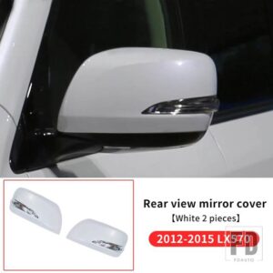 レクサス バックミラーカバー 2016-2021 LX 570 LX570 アップグレード外装装飾アクセサリー 2017-20 - With Light 12-15