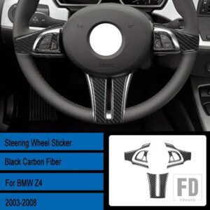 BMW Z4 E85 37834 カーボンインテリアステアリングホイールカバートリムステッカー - G5