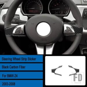 BMW Z4 E85 37834 カーボンインテリアステアリングホイールカバートリムステッカー - G2