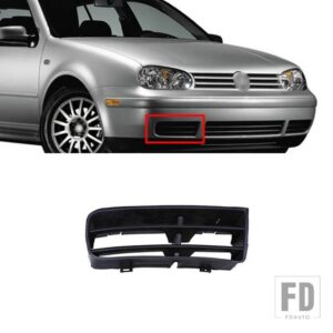VW 1個 フロントアンダーグリルバンパーベント ゴルフ MK4 GTI バリアント 4 モーション 1998-2006 1J0853665B 1J0853665C 1J0853666E - Right Side