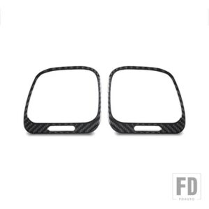 VW LHD シロッコ MK3 2009-2016 カーボン車中央空調エアアウトレットフレームトリムアクセサリー - B