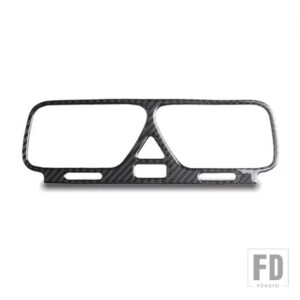 VW LHD シロッコ MK3 2009-2016 カーボン車中央空調エアアウトレットフレームトリムアクセサリー - A