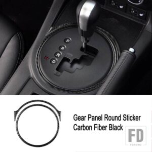 マツダ LHD RHD MX-5 ミアータ NC 2009-2015 アクセサリーカーボンステッカーギアシフトパネルカバーインテリアトリム - C7
