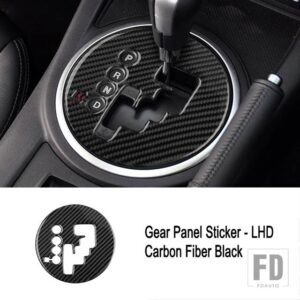 マツダ LHD RHD MX-5 ミアータ NC 2009-2015 アクセサリーカーボンステッカーギアシフトパネルカバーインテリアトリム - C1 LHD