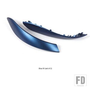 BMW 2個 インナードアハンドル外側プルトリムカバーカーアクセサリー 3 4 3GT シリーズ 2013-2018 F30 316D 318D 320D F31 320I 325D - F1 2PCS