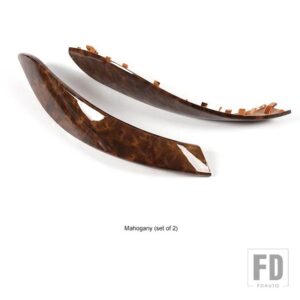 BMW 2個 インナードアハンドル外側プルトリムカバーカーアクセサリー 3 4 3GT シリーズ 2013-2018 F30 316D 318D 320D F31 320I 325D - D1 2PCS