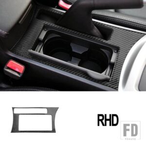 マツダ 3 アクセラ 2010-13 水カップホルダーパネル装飾トリムステッカーカバーインテリア自動車 ACCESSORIE - RHD3