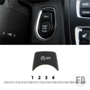 BMW LHD RHD エンジン点火オートスタートストップスイッチカバーオフボタン F20 F21 F22 F23 F30 F31 F32 F33 - A