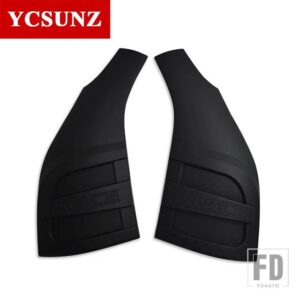 トヨタ 2005-2019 フロントドア低柱カバー ハイエースコミューター 2016-19 YCSUNZ - Black