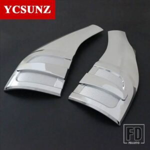 トヨタ 2005-2019 フロントドア低柱カバー ハイエースコミューター 2016-19 YCSUNZ - Chrome
