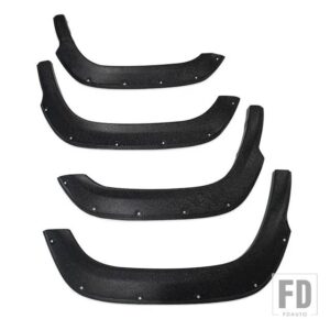 スズキ フェンダーフレアホイールアーチナット付き ジムニー JB64 2019-23 カーアクセサリースタイリング - textured Black