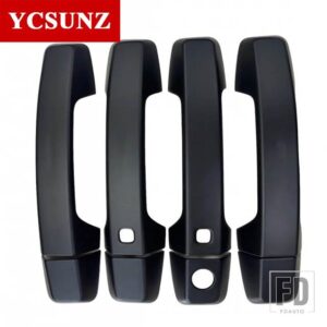三菱 ABS ドアハンドルカバー L200 トリトン 2022 2023 2024 ハンドル鍵穴ダブルキャビンカーアクセサリー YCSUNZ - BLACK smart hole