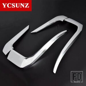 三菱 クロームサイドフロントバンパーアンダーアッパートリム L200 トライトン 2019-22 カーアクセサリーダブルキャビン - Chrome