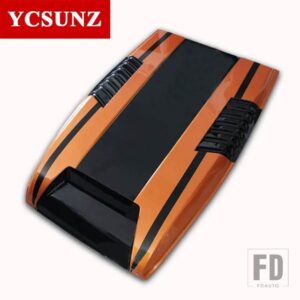 フォード 白黒ボンネットフードレンジャー T7 T8 WILDTRAK エンデバーエベレスト 2016-21 アクセサリー - orange color