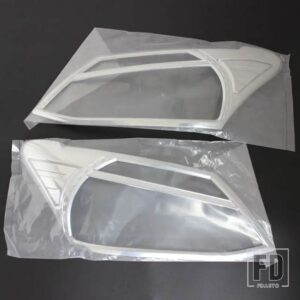 いすゞ ヘッドライトカバーランプフード DMAX ピックアップアクセサリーヘッドランプカバー D-MAX 2012-15 YCSUNZ - Chrome