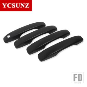 VW ABS ドアハンドルカバープロテクター AMAROK 2023 2024 ダブルキャビンカーアクセサリー - Black