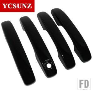 VW ABS ドアハンドルカバープロテクター AMAROK 2023 2024 ダブルキャビンカーアクセサリー - Gloss black