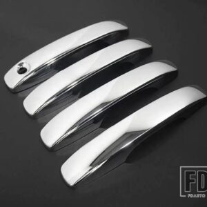 VW ABS ドアハンドルカバープロテクター AMAROK 2023 2024 ダブルキャビンカーアクセサリー - Chrome
